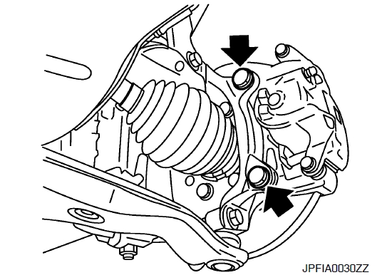 как снять суппорт JUKE F15