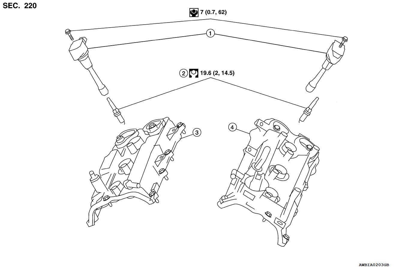 замена свечей Pathfinder R52